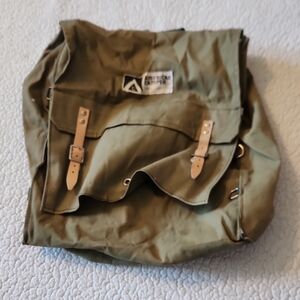 Vintage 80's Military American Camper Backback Gorpcore Distressed Grunge Retro